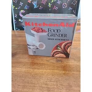 KitchenAid Meat Food Grinder Stand Mixer Attachment White